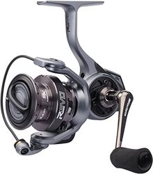 Abu Garcia Spinning Reel, Revo SX draaiende rollen, roofdiervissen, zoetwatervisser, baars, snoek, snoekbaars, zwart/grijs, 5.1:1 overbrengingsverhouding, robuust en lichtgewicht, 9+1 lagertelling,