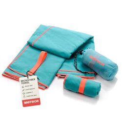 meteor Serviette Microfibre de Aussi comme Serviette de Bain Sport ou Plage de Voyage Séchage Rapide ultraléger Peu encombrant Enfants Hommes Femmes