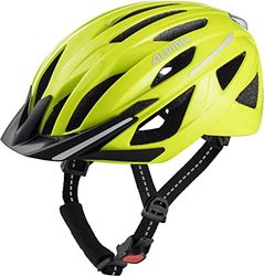 ALPINA HAGA, be visible gloss, 58-63 cm, cykelhjälm för damer och herrar, hög säkerhet och komfort med Ergo Flex och integrerat ljus