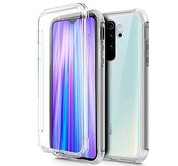 Tumundosmartphone Cover Completa Trasparente PC+TPU Full Body 360 per Xiaomi Redmi Note 8 Pro