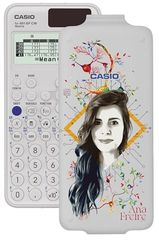 Casio FX-991SP CW, calcolatrice scientifica con Anna Freire illustrata da Lula Goce, consigliata per il curriculum spagnolo e portoghese, 5 lingue, oltre 560 funzioni, solare, bianco