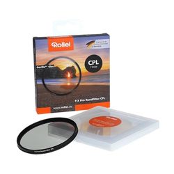 Rollei Extremium Round Filter CPL 67 mm (1 Stop) - Filtro polarizador com anel de titânio de vidro Gorilla com revestimento especial - tamanho: 67 mm