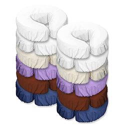 Master Massage Master Massage - Set di 12 federe per cuscino in microfibra per lettino da massaggio, multicolore, 12 pezzi