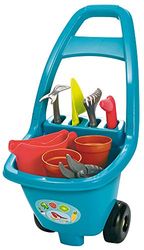 Ecoiffier- Chariot Outils de Jardin 4479-Carro Herramientas niños-Desde 18 Meses, Color Azul (3280250044796)