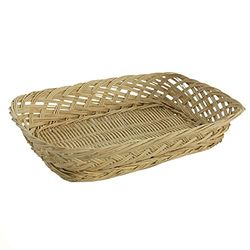 Vacchetti Cestina Vimini Naturale griglia Rettangolare, Multicolor, Piccolo