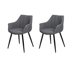 La Silla Española Covadonga Sillón, Telas, Gris, 57cm 58,50cm (Ancho) x 83,50cm (Alto)