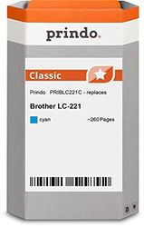 prindo PRIBLC221C LC-221C Bläckstråle/Clone/regenererar