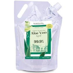 Aloe Vera Puro Liquido 100% Natural BIO: Hidratante, Calmante Y Reparador, Tónico y Limpiador Facial, After-Sun, Depilación y Afeitado, Serum Anti Edad. COSMÉTICA CASERA - 5000 ml