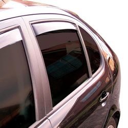 ClimAir Car Comfort Deflectores de Aire Master Negro (Trasera) Compatible con Audi A6 (C8) Avant/Allroad 2018