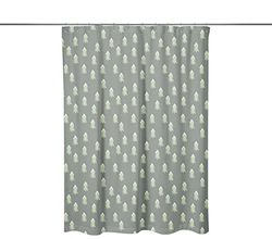 Bonamaison, Rideau de Douche Imprimé Numériquement, Anneaux de Rideau de Douche Inclus, 1 Pièce, 140X200 Cm - Conçu et fabriqué en Turquie