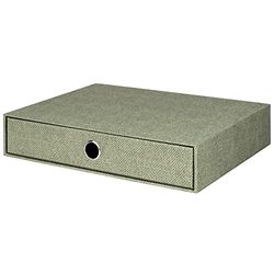 Rössler Papier 1524452670 - S.O.H.O. Boîte à tiroirs pour DIN A4, avec trou de poignée, Special Line Sage, 343 x 250 x 65 mm, 1 pièce