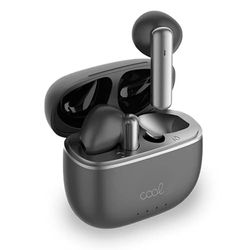 Auriculares Stereo Bluetooth Dual Pod Earpods Cool Gen LCD Negro