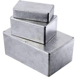 Hammond Electronics 1590RBK Universele behuizing 192 x 111 x 61 aluminium gegoten zwart 1S