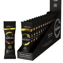 Torq Hydration - Lemon - Rapid Rehydration Electrolytes Powder Hypotonic Profile Running , Cycling , Sports Hydration Drink - Single Serve - Box of 15