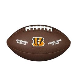Wilson Palla da Football Americano NFL TEAM LOGO, Misura Ufficiale, Pelle Composita