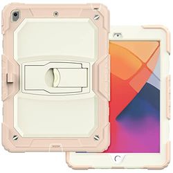 iPad Air4 10.9 2020 with Support, Durable Hybrid Shock Resistant Silicone Protective Case for Kids (Green Jade)