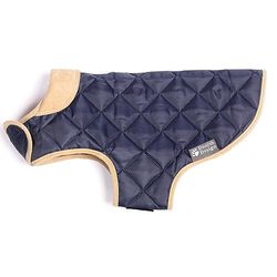 Danish Design Navy Quilted Dog Coat 75cm (30")