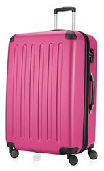 HAUPTSTADTKOFFER - SPREE – resväska med hårt skal, rullväska, resväska, 4 dubbla hjul, magenta, 75 cm Koffer, resväska