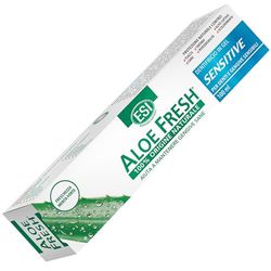 ESI - Aloe Fresh Sensitive Retard, Dentifricio con Aloe Vera e Xilitolo, Arricchito con Estratti Vegetali, Indicato per Denti e Gengive Sensibili e Delicate, Senza Fluoro e Saccarina, 100 ml