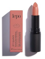 LEPO Pomadka 3D Lipstick, nr 104 brzoskwiniowa szminka z woskiem ryżowym i olejkiem jojoba, intensywny kolor i nawilżenie, idealna do trójwymiarowego wyglądu ust