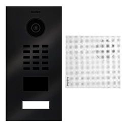 DoorBird D2101V-V2-SP TITANE BR + A1061W Videoportero, Gris