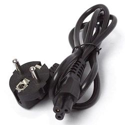 Cable de alimentación - Cable Tipo trébol de 1 Metro, sin Bolsa, Ideal para Conexiones eléctricas Durabilidad.