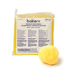 Decora Pasta di Zucchero, Giallo - 1 x 500 gr