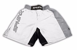 Kenneth J Lane SAM1-45, MMA PRO Bermuda Shorts Unisex Adult, White, L