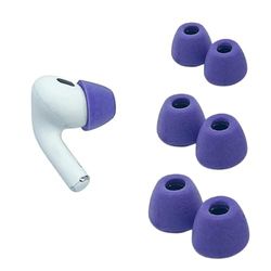Comply TrueGrip Bouchons d'oreille pour Airpods Pro Gen 1 et 2 Violet Taille S