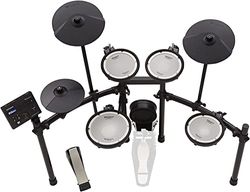 Kit de V-Drums electrónico Roland TD-07KV – Mítico kit de parche de malla de doble capa con expresión y ejecución superiores – Audio y MIDI Bluetooth