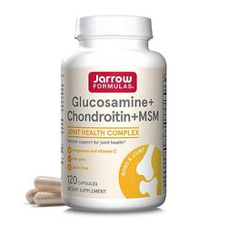 Jarrow Formulas Glucosamina com Chondroitin e Msm - 120 cápsulas