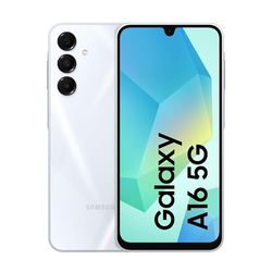 Samsung Galaxy A16 (SM-A166B) Smartphone 5G sin contrato, Móvil Android, Cámara de 50 MP, Pantalla de 16,91 cm / 6,7 pulgadas, 128 GB, Azul Negro