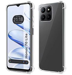 Genomskinligt silikonfodral för Huawei Honor 70 Lite 5G