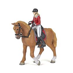 Papo 51564 Walking Riding Girl HORSES, FOALS AND PONIES Figurine, Multicolour