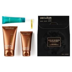 Decleor Men Skincare Soothing Aftershave Fluid and Clean Skin Scrub, 75/25 ml