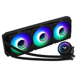 Aerocool MIRAGEL360, Refrigeración Líquida CPU, 3 Ventiladores 120mm ARGB, TDP 550W, Negro