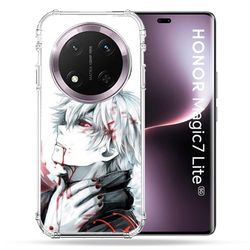 Cokitec Cover rinforzata per Honor Magic 7 Lite 5G Manga Tokyo Ghoul Kaneki, colore: Bianco
