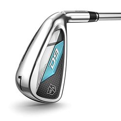 Wilson Set di ferri da golf , D9, Da donna, 7-PW, SW, L-Flex, Per destrimani, Albero in grafite, 5 pezzi