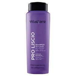 Vitalcare | PRO - Smooth Disciplining Shampoo for Frizzy Hair, Hard to Straight; With Keratin and Avocado Oil, Softens Hair from Root to Tips, 500 ml, 1