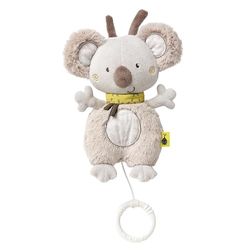 Fehn Muziekdoosje, baby, slaaphulp, knuffel met zachte melodie "Mozarts Wiegenlied", voor onderweg en thuis, muziekspeelgoed voor baby's en peuters, koala