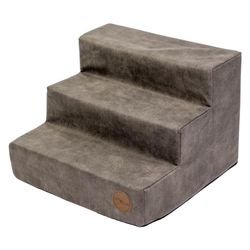 JACK AND VANILLA, Elegante Scala per Animali, Design Moderno, Materiali durevoli, Base Antiscivolo, Facile da Pulire, Dimensioni 43 x 41 x 30 cm, Colore Stone, Modello Classy