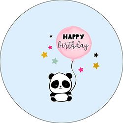 Bonateks, Round Digital Printed Mouse Pad, Non-Slip Base, for Office and Home, Diameter:22cm