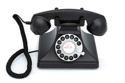 GPO 200 Classic Rotary Dial Telephone Black