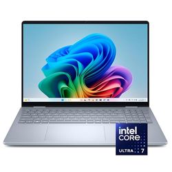 Dell 16 Plus 2-in-1 Laptop Copilot+ db06250-16.0-inch 16:10 FHD+ Touch, Intel Core Ultra 7 Series 2, Intel Arc Graphics, 16GB RAM, 512GB SSD, FHD Camera, Windows 11 Home, Qwerty - Ice Blue