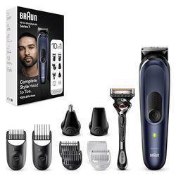 Braun All-in-One Style Kit Series 7 MGK7410, 10-in-1 Kit for Beard Trimmer, Hair, Manscaping