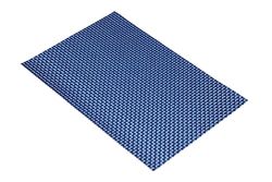 KitchenCraft Woven Vinyl Placemat, 45 x 30 cm (17.5" x 12") – Royal Blue