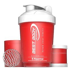 Best Body Nutrition Eiweiß Altifalante (600 ml), vermelho e branco