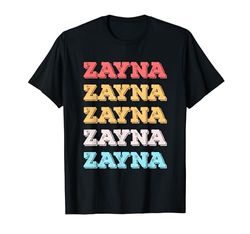 Simpatico regalo personalizzato Zayna Nome personalizzato Maglietta