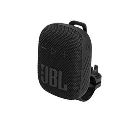 JBL Wind 3S Mini Draagbare Bluetooth Speaker met Bass Boost van Harman Kardon - Robuuste Luidspreker met Clip voor Fiets, Scooter en Motorfiets - Waterdicht tot IP67-5 Uur Speelduur - Zwart