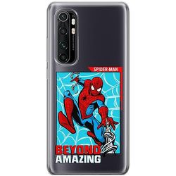 ERT GROUP mobiel telefoonhoesje voor Xiaomi MI NOTE 10 Lite origineel en officieel erkend Marvel patroon Spider Man 041 optimaal aangepast aan de vorm van de mobiele telefoon, gedeeltelijk bedrukt